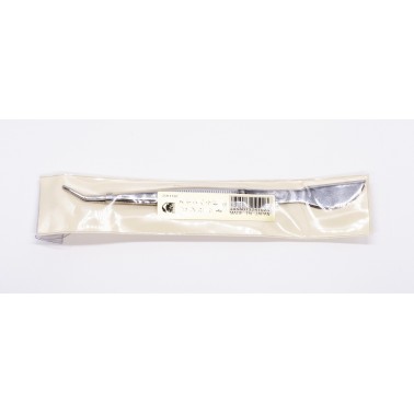 Curved tip Pliers with Spatula, Stainless Steel