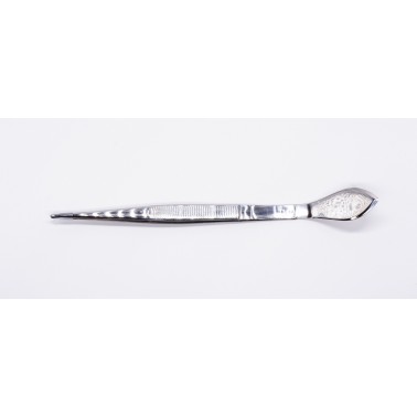 Straight tip Pliers with Spatula, Stainless Steel