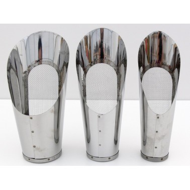 Palas cónicas con criba Acero Inoxidable