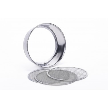 Stainless steel Soil sieve set 21cm