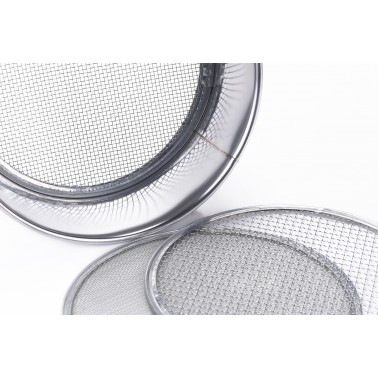 Stainless steel Soil sieve set 21cm