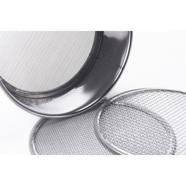 Stainless steel Soil sieve set 21cm
