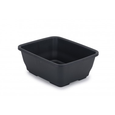 Maceta de Plástico 23cm, esquinas redondeadas