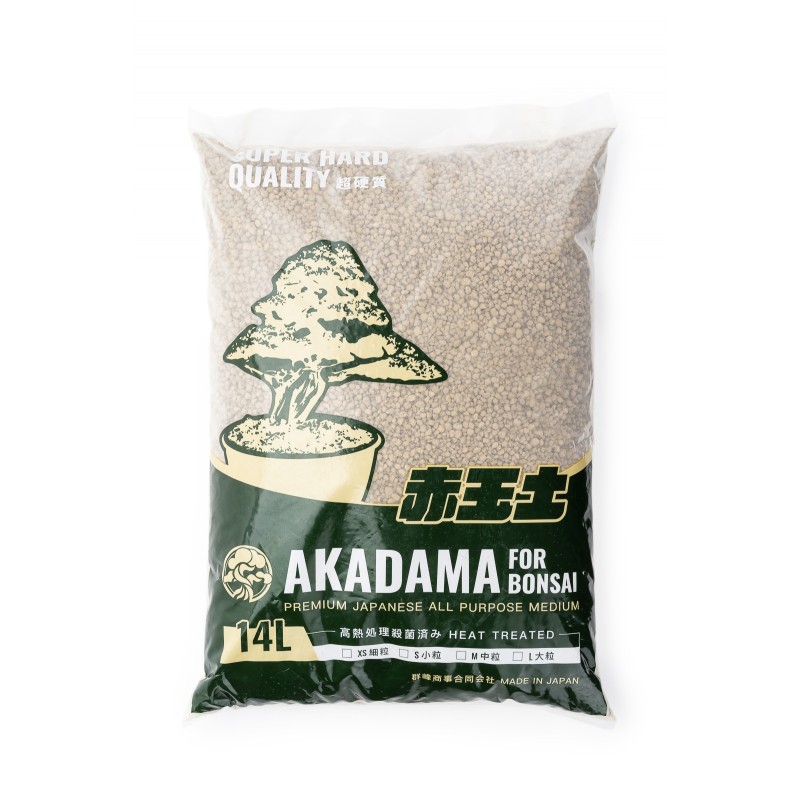 Akadama Cocida EXTRA DURA Tochigi grano MEDIO 14L