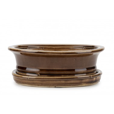 Yixing Bonsai Pot WITH Plate GLA-159G