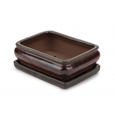 Maceta Bonsái Yixing CON Plato GLA-159H